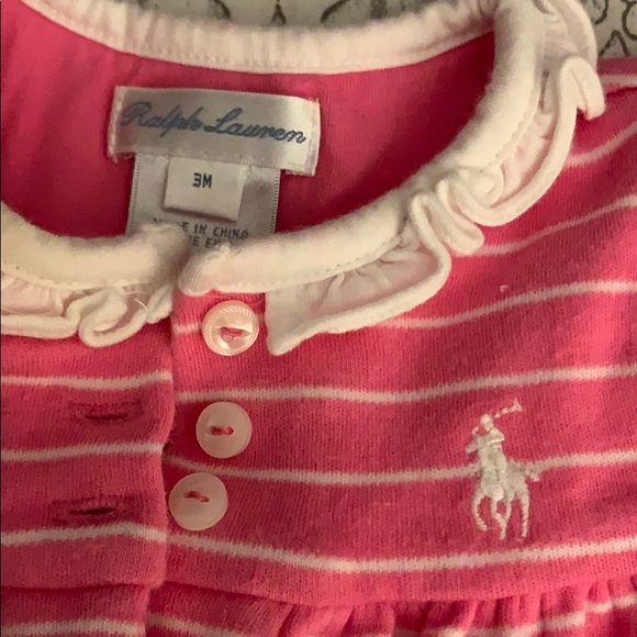 Ralph Lauren Baby Girl One Piece Outfit - Picture 2 of 2
